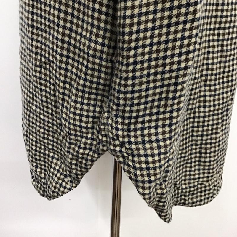アンダーカバー UNDERCOVER シャツ、ブラウス 長袖 UCU4403-1 ロング丈 3 チェック ベージュ / ベージュ / X 茶 / ブラウン / X 紺 / ネイビー /  メンズ USED 古着 中古 10119793