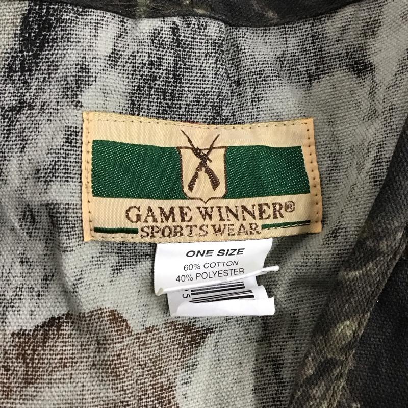 古着 USED ベスト ベスト GAME WINNER SPORTSWEAR ハンティングベスト FREE 総柄 マルチカラー / マルチカラー /  メンズ USED 古着 中古 10125799