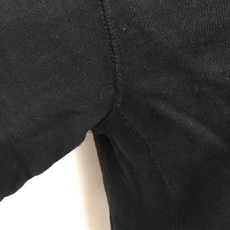 コムデギャルソンオム COMME des GARCONS HOMME トレーナー 長袖 長袖トレーナー スウェット クルーネック リブスウェットカットソー S ロゴ、文字 黒 / ブラック /  メンズ USED 古着 中古 10117630