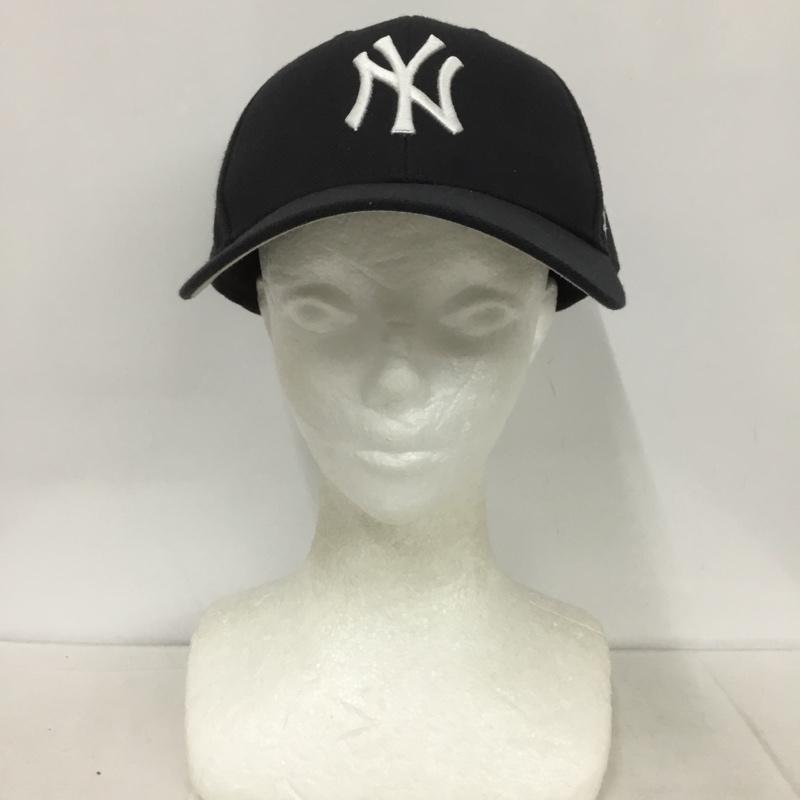 フォーティーセブンブランド 47 Brand 帽子 キャップ 100121-006 アジャスタブルベースボールキャップ NY ロゴ、文字 紺 / ネイビー /  メンズ USED 古着 中古 10133289