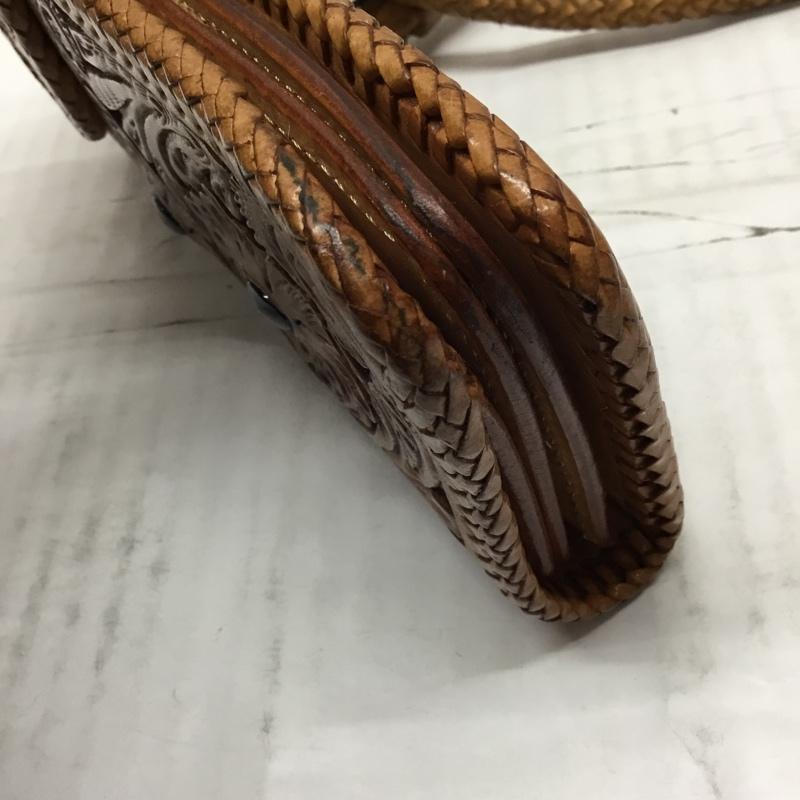 ゴダン GODANE 財布 長財布 レザー 総柄 茶 / ブラウン /  メンズ USED 古着 中古 10108852