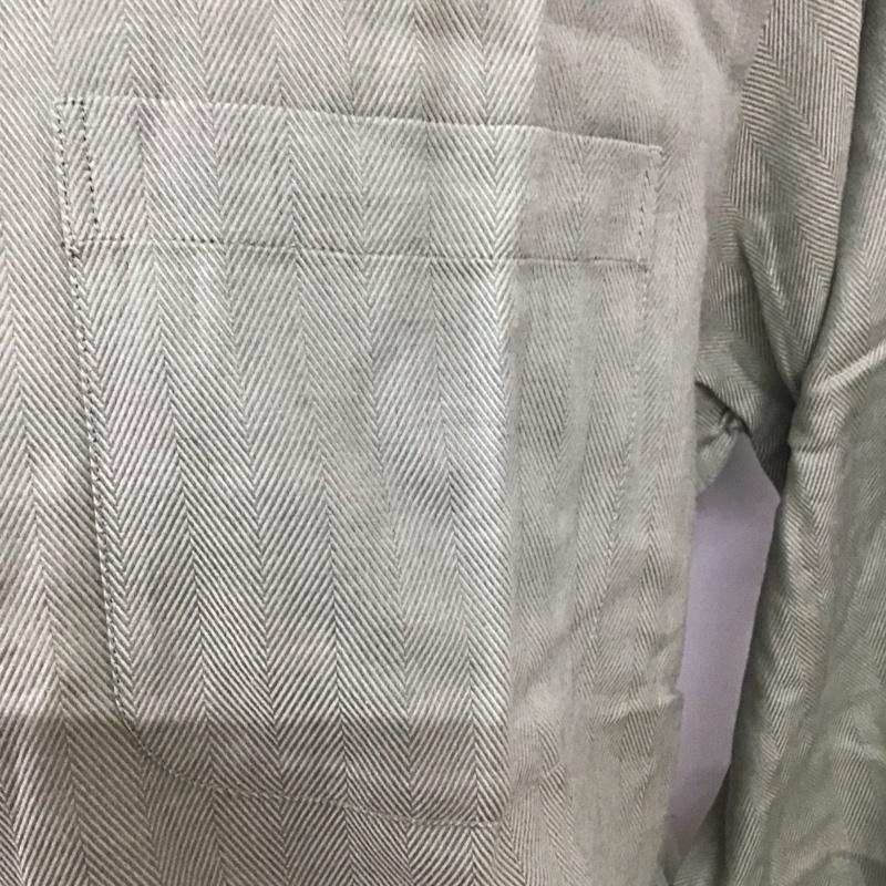 ブルックスブラザーズ BROOKS BROTHERS シャツ、ブラウス 長袖 長袖シャツ カラーシャツ ポケットシャツ 長袖カットソー M ストライプ 緑 / グリーン /  メンズ USED 古着 中古 10112544