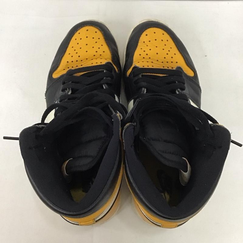 ナイキ NIKE スニーカー スニーカー 555088-711 AIR JORDAN 1 RETRO HIGH OG 27.5cm 箱有 27.5cm ロゴ、文字 黒 / ブラック / X 黄 / イエロー / X 白 / ホワイト /  メンズ USED 古着 中古 10135136
