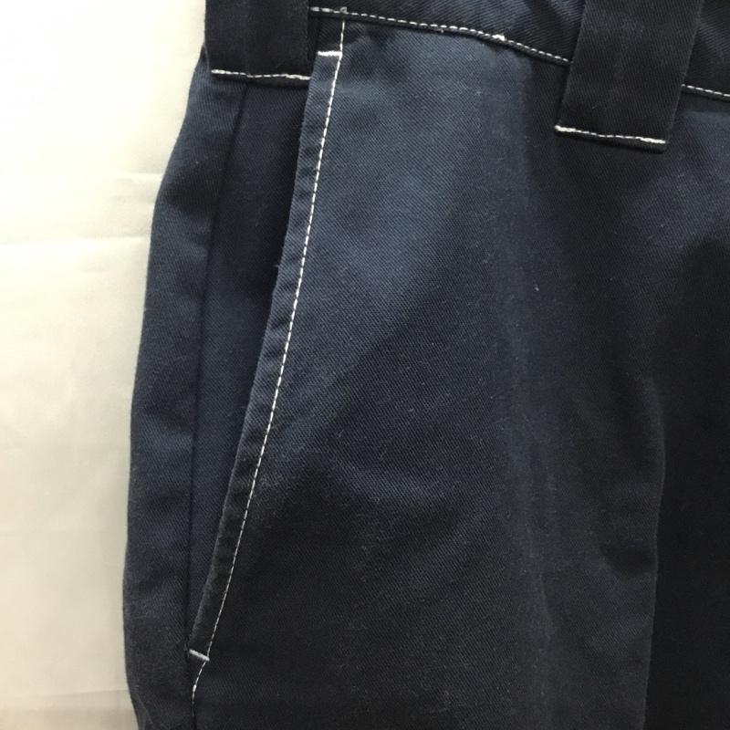 ディッキーズ Dickies パンツ ショートパンツ ショートパンツ ハーフパンツ カジュアルパンツ 32インチ ロゴ、文字 紺 / ネイビー /  メンズ USED 古着 中古 10120695