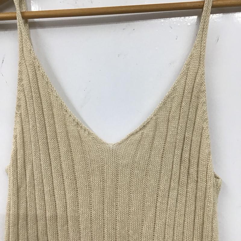 ジーナシス JEANASIS ワンピース ロングスカート FREE 無地 ベージュ / ベージュ /  レディース USED 古着 中古 10128915