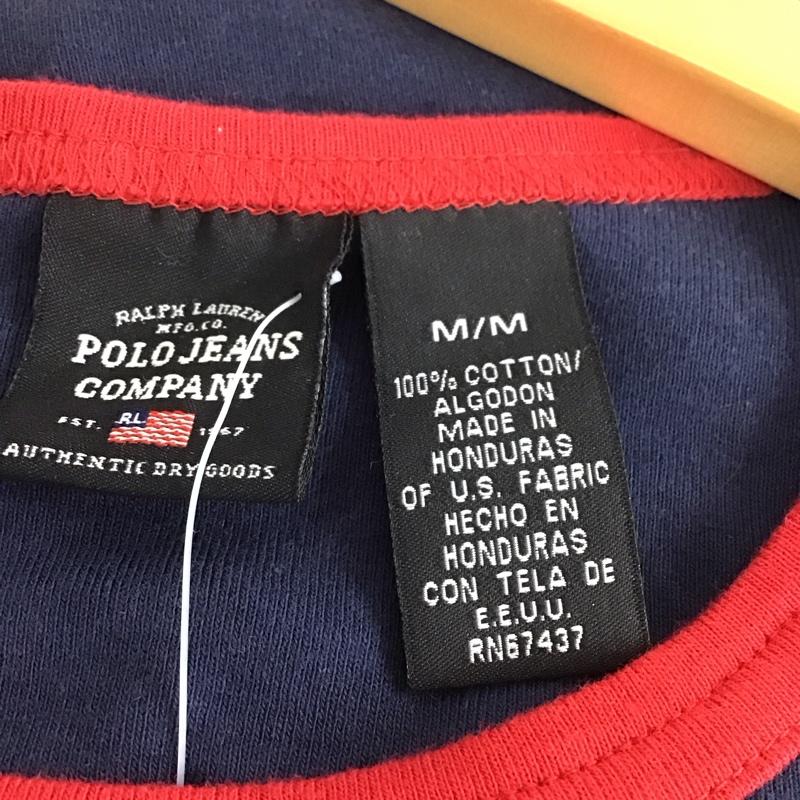 ポロジーンズ Polo Jeans Co. Tシャツ 半袖 M 無地 紺 / ネイビー /  レディース USED 古着 中古 10133351