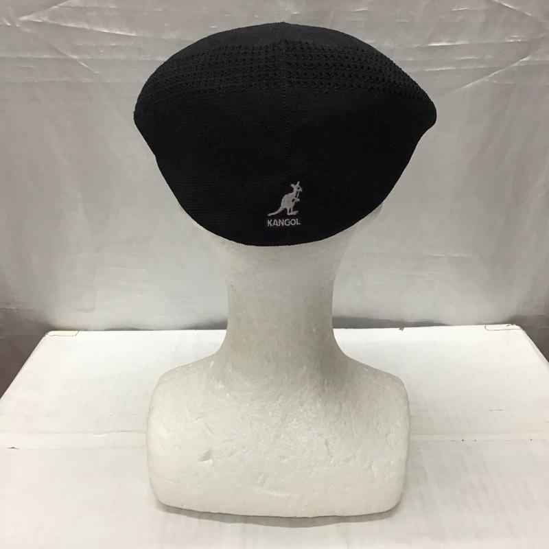 カンゴール KANGOL 帽子 ハンチング 0290BC Tropic 504 Ventair XL ロゴ、文字 黒 / ブラック /  メンズ USED 古着 中古 10120889