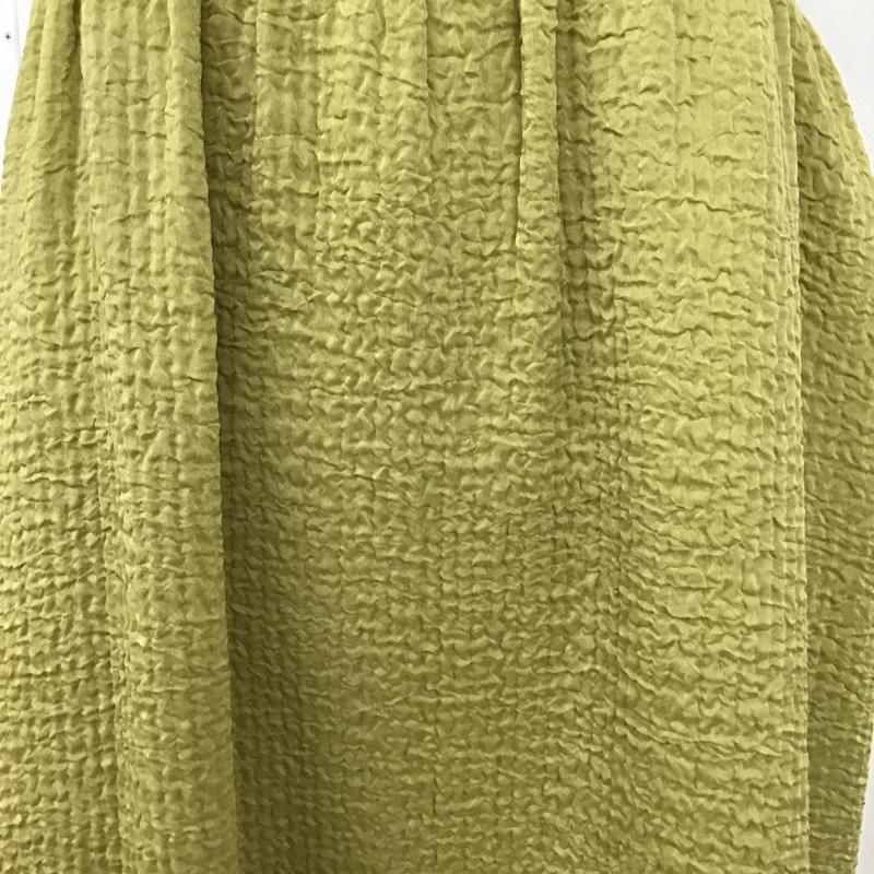 アングリッド Ungrid ワンピース ロングスカート 112330343701-02 キャミワンピース ロングワンピース フレアスカートワンピース FREE 無地 黄 / イエロー /  レディース USED 古着 中古 10105555