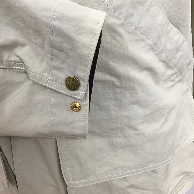 エルエルビーン L.L.Bean ジャケット、上着 ジャケット、ブレザー 3175-1022 ナイロンジャケット アウター カジュアルジャケット カラージャケット L ロゴ、文字 オフホワイト / オフホワイト /  メンズ USED 古着 中古 10111093