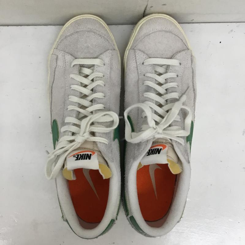 ナイキ NIKE スニーカー スニーカー HF3158-101 Blazer Low  77 Premium 28.0cm ロゴ、文字 灰 / グレー / X 緑 / グリーン /  メンズ USED 古着 中古 10144469