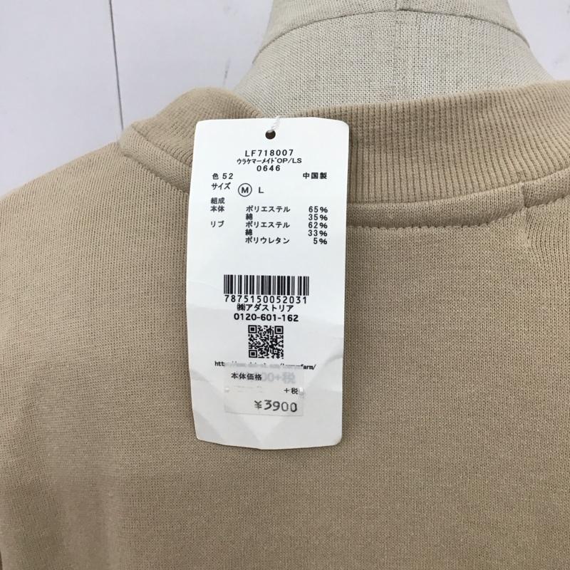 ローリーズファーム LOWRYS FARM ワンピース ロングスカート タグ付 マーメイドワンピース M 無地 ベージュ / ベージュ /  レディース USED 古着 中古 10121736