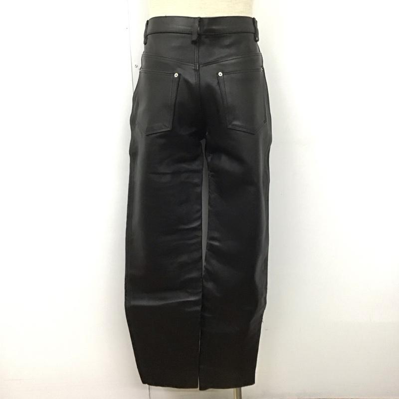 古着 USED パンツ ワークパンツ、ペインターパンツ レザーパンツ ワイドパンツ カジュアルパンツ バイカーパンツ 無地 黒 / ブラック /  メンズ USED 古着 中古 10107264