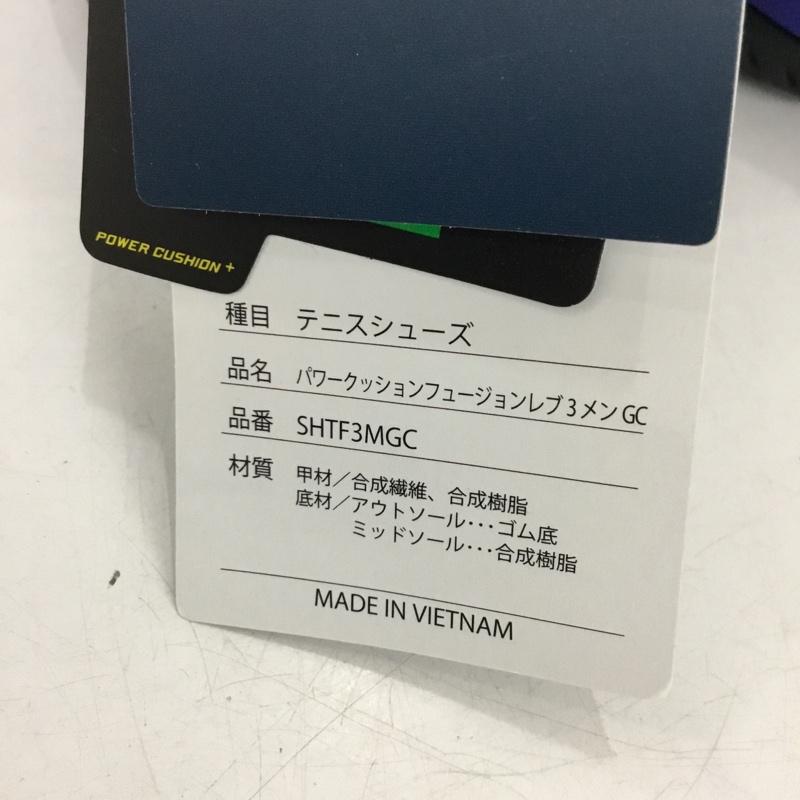 ヨネックス YONEX スニーカー スニーカー SHTF3MGC パワークッションフュージョンレブ3メンGC テニスシューズ 箱有 23.5cm 23.5cm ロゴ、文字 白 / ホワイト / X 黒 / ブラック / X 青 / ブルー /  レディース USED 古着 中古 10150025