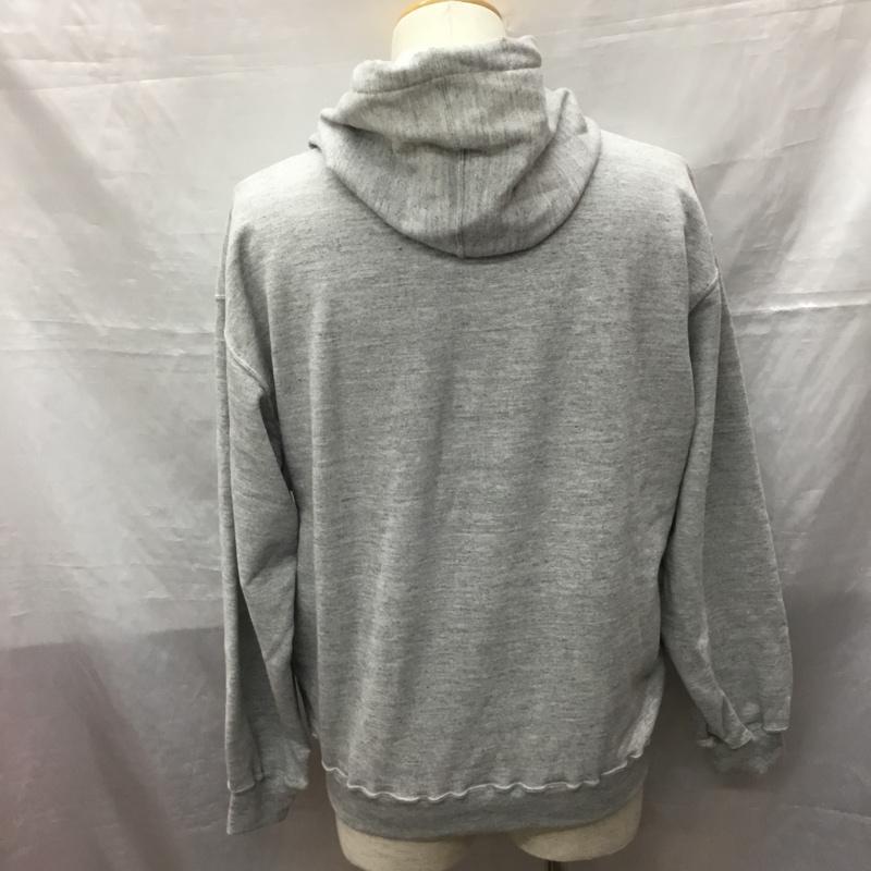 アディダス adidas パーカー 長袖 長袖 L ロゴ、文字 灰 / グレー /  メンズ USED 古着 中古 10121638