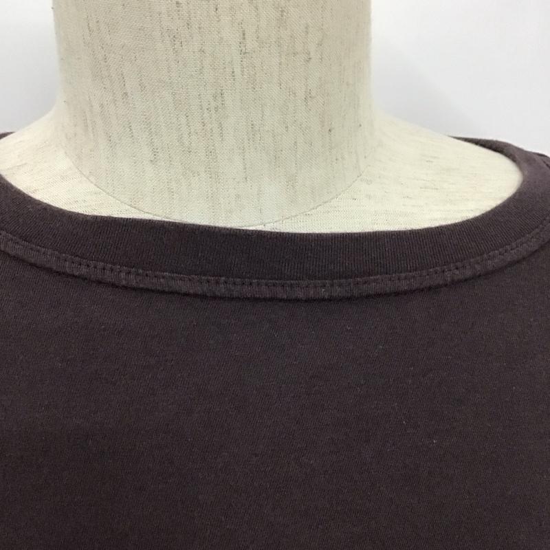 アンダーカバー UNDERCOVER Tシャツ 七分袖 UI1C4810-1 Languid TEE リンゴ 3 プリント ダークブラウン / ダークブラウン /  メンズ USED 古着 中古 10111880