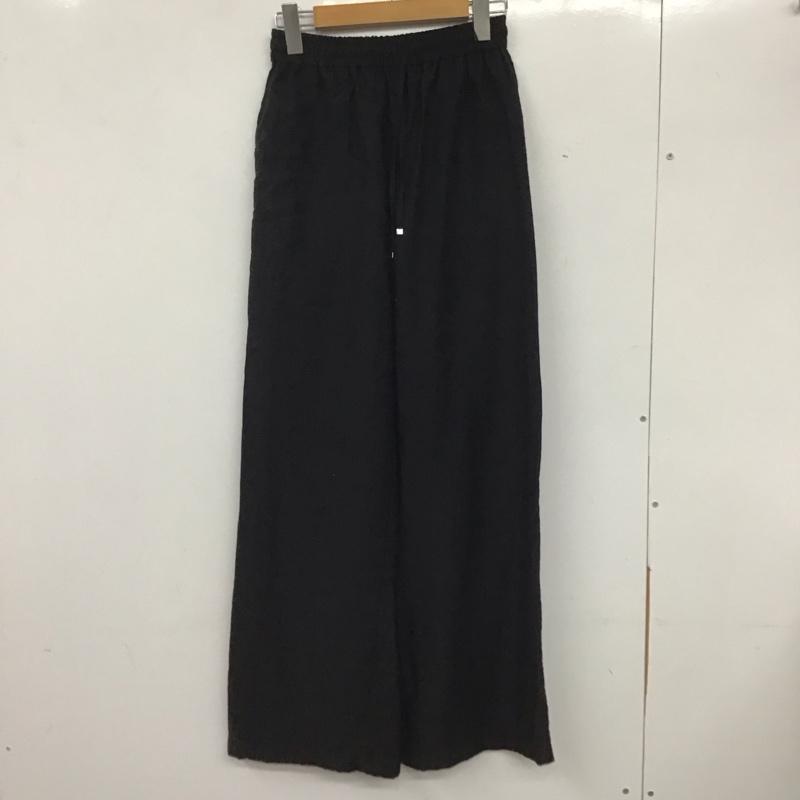 ローリーズファーム LOWRYS FARM パンツ ワークパンツ、ペインターパンツ lf523008tk ワークパンツ カジュアルパンツ ワイドイージーパンツ FREE 無地 黒 / ブラック /  レディース USED 古着 中古 10136418