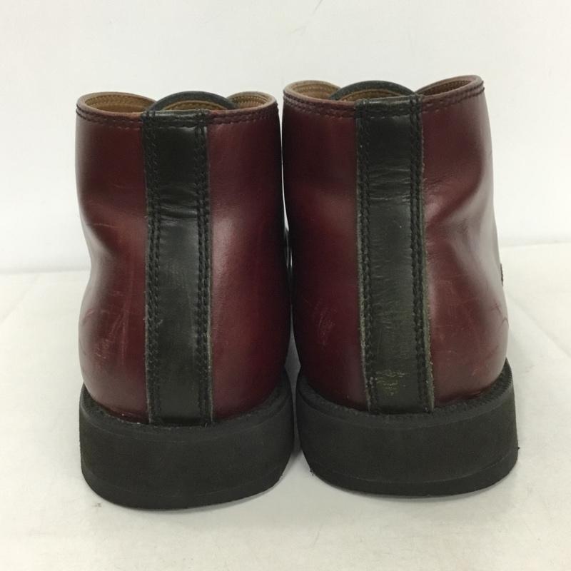 リーガル REGAL ブーツ ショートブーツ NC7F チャッカブーツ バイカラー 25cm 箱有 25.0cm 無地 えんじ / ワインレッド / X 紺 / ネイビー /  メンズ USED 古着 中古 10143004