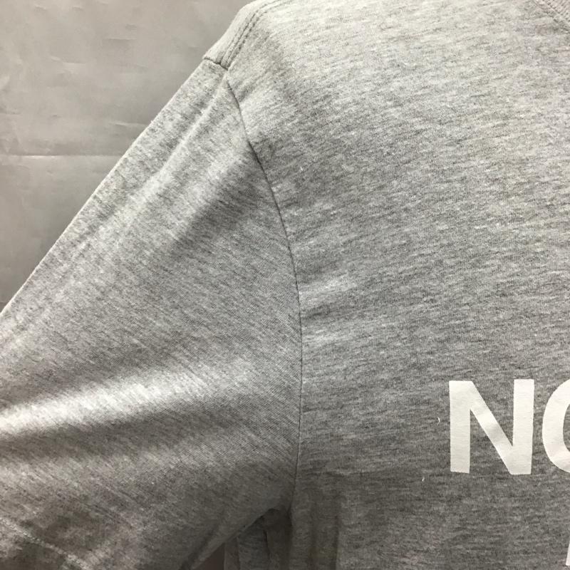 ザノースフェイス THE NORTH FACE Tシャツ 半袖 4001016466 プリント クルーネック L ロゴ、文字 灰 / グレー /  メンズ USED 古着 中古 10121222