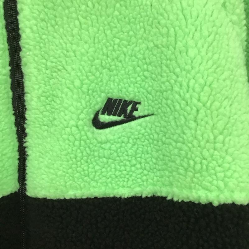 ナイキ NIKE ジャケット、上着 ジャケット、ブレザー bq6546-350 フリースジャケット ジップアップジャケット アウター リバーシブル XXL ロゴ、文字 緑 / グリーン /  メンズ USED 古着 中古 10129608