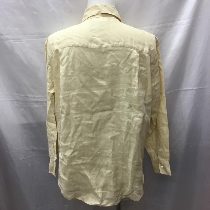 ラルフローレンスポーツ RALPHLAURENSPORT シャツ、ブラウス 長袖 長袖シャツ カラーシャツ ポケットシャツ 長袖カットソー 無地シャツ 無地 黄 / イエロー /  メンズ USED 古着 中古 10114575