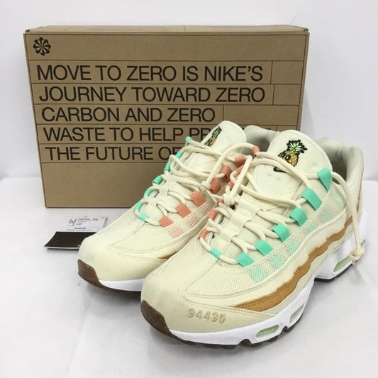 ナイキ NIKE スニーカー スニーカー CZ0154-100 AIR MAX 95 NRG 27.5cm 箱有 27.5cm ロゴ、文字 ベージュ / ベージュ / X 薄緑 / ライトグリーン /  メンズ USED 古着 中古 10128883