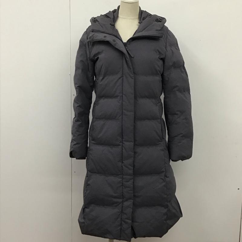 ユニクロ UNIQLO コート コート一般 212-402250 シームレスロングダウンコート ロング丈 S 無地 灰 / グレー /  レディース USED 古着 中古 10108930