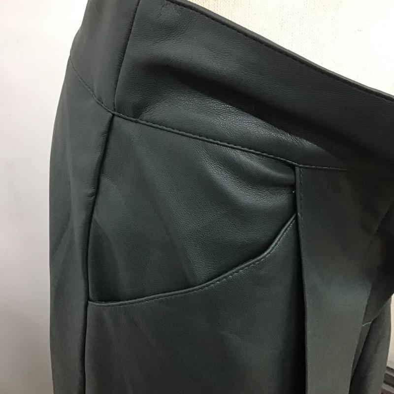 ザラ ZARA スカート ロングスカート 8073 273 501 フェイクレザー XS 無地 黒 / ブラック /  レディース USED 古着 中古 10122039