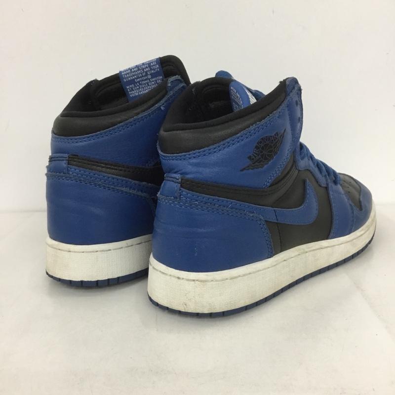 ナイキ NIKE スニーカー スニーカー 575441-404 AIR JORDAN 1 RETRO HIGH OG GS 23.5cm 箱有 23.5cm ロゴ、文字 黒 / ブラック / X 青 / ブルー / X 白 / ホワイト /  レディース USED 古着 中古 10134821