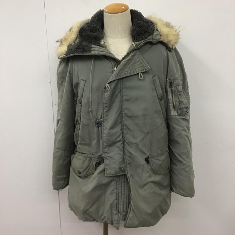 ミリタリー ミリタリー ジャケット、上着 ジャンパー、ブルゾン N-3B 60S USARMY ジップアップジャケット 古着 アウター 無地 カーキ / カーキ /  メンズ USED 古着 中古 10109824
