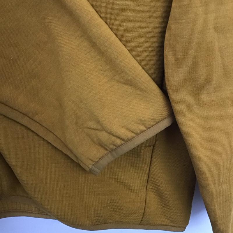 ユニクロ UNIQLO ジャケット、上着 ジャケット、ブレザー ジップアップジャケット フリースジャケット アウター ストレッチ L 無地 マスタード / マスタード /  メンズ USED 古着 中古 10132090