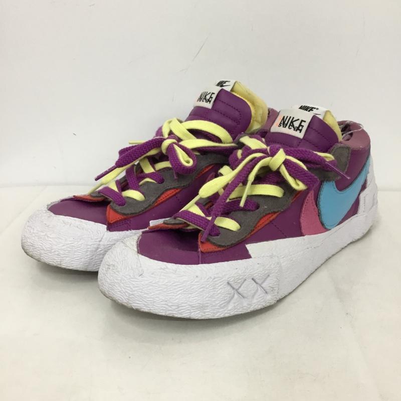 ナイキ NIKE スニーカー スニーカー DM7901 500 BLAZER LOW SACAI KAWS トリプルコラボレーション 27cm 27.0cm ロゴ、文字 紫 / パープル /  メンズ USED 古着 中古 10146040