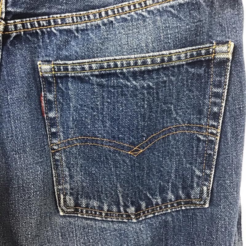 リーバイス Levi s パンツ デニム、ジーンズ デニムパンツ スリムパンツ ジーンズ カジュアルパンツ ストレートパンツ 32インチ 無地 インディゴ / インディゴ /  メンズ USED 古着 中古 10107757