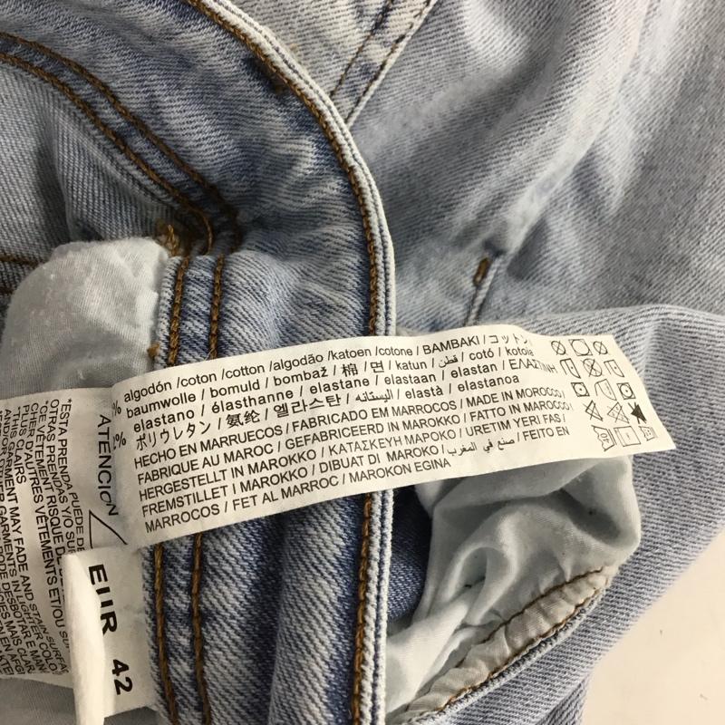 ザラ ZARA パンツ デニム、ジーンズ デニムパンツ スリムパンツ カジュアルパンツ ストレッチパンツ 42インチ 無地 水色 / ライトブルー /  メンズ USED 古着 中古 10148568