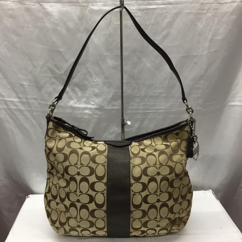 コーチ COACH トートバッグ トートバッグ F29941 シグネチャー 総柄 ベージュ / ベージュ / X ダークブラウン / ダークブラウン /  レディース USED 古着 中古 10120737