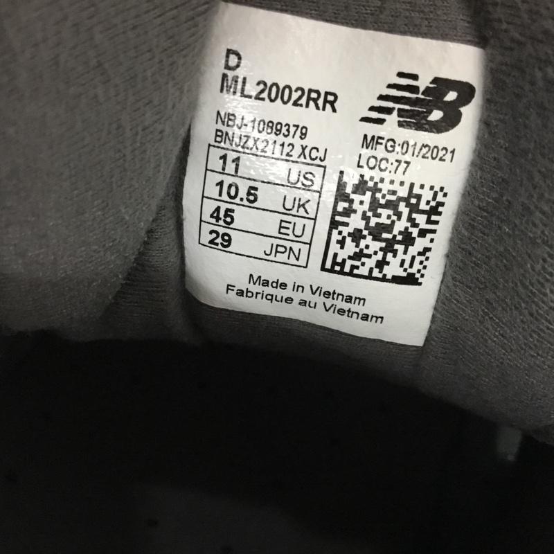 ニューバランス New Balance スニーカー スニーカー ML2002RR 29cm 箱有 29.0cm ロゴ、文字 灰 / グレー /  メンズ USED 古着 中古 10142065