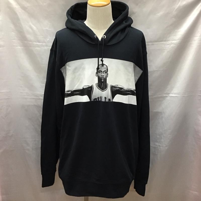 ナイキ NIKE パーカー 長袖 886838-010 JORDANLEGENDFLIGHTLITEHOODIE 長袖パーカー プルオーバー XXL プリント 黒 / ブラック /  メンズ USED 古着 中古 10121450