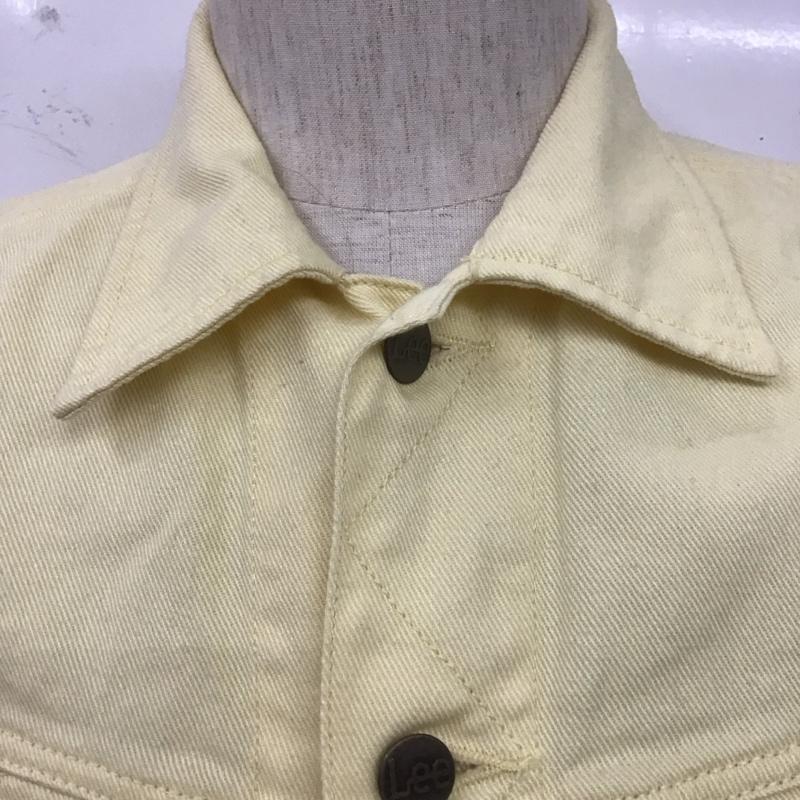 リー Lee ジャケット、上着 ジャケット、ブレザー デニムジャケット DUFFER S 無地 黄 / イエロー /  メンズ USED 古着 中古 10106241