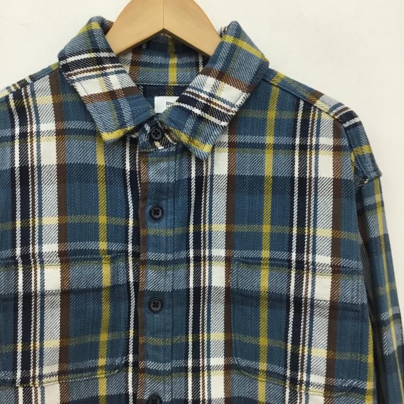 ロンハーマン Ron Herman シャツ、ブラウス 長袖 3620700133 S チェック 青 / ブルー /  メンズ USED 古着 中古 10141339