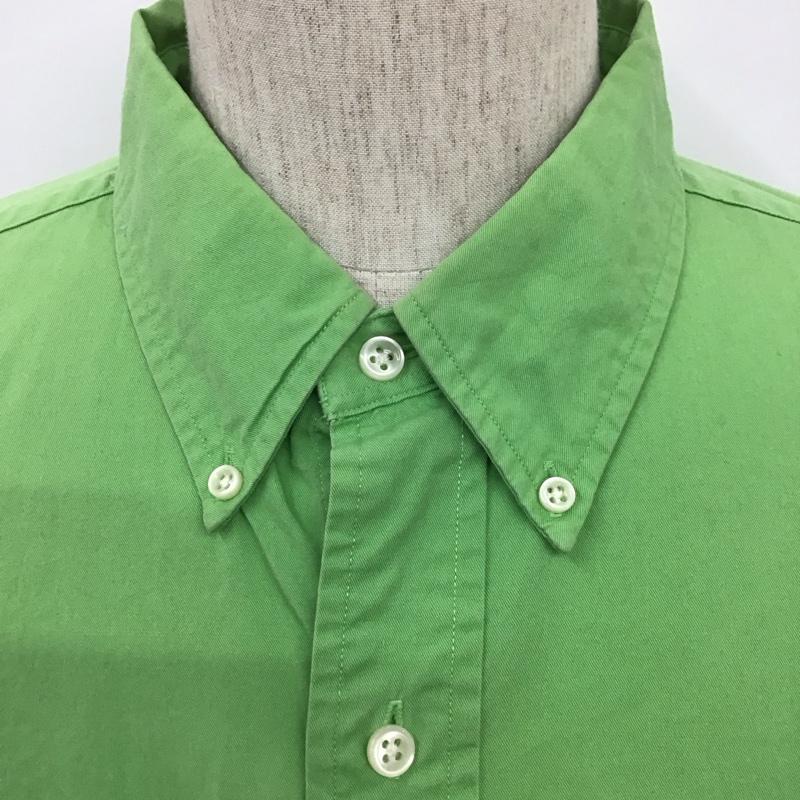 ラルフローレン RALPHLAUREN シャツ、ブラウス 半袖 ボタンダウン XXL ワンポイント 薄緑 / ライトグリーン /  メンズ USED 古着 中古 10106812