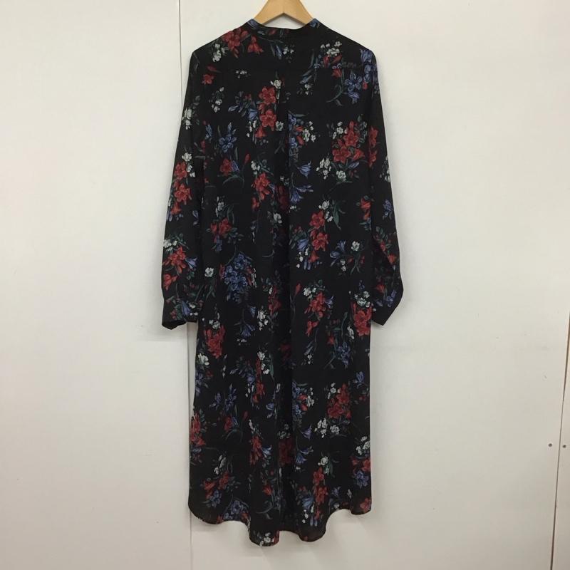 ジーナシス JEANASIS ワンピース ロングスカート JS070938MT バンドカラー 長袖 FREE 花柄 マルチカラー / マルチカラー /  レディース USED 古着 中古 10130436