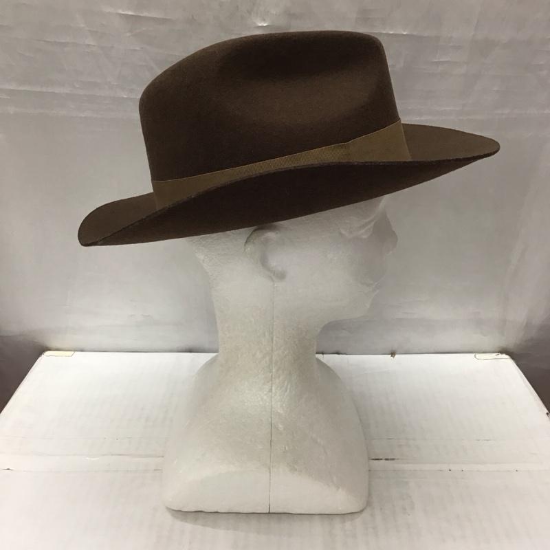 ブリクストン BRIXTON 帽子 ハット 中折れ帽 ウール 無地 茶 / ブラウン /  メンズ USED 古着 中古 10120220