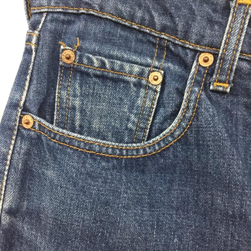 リーバイストラウスアンドコー Levi Strauss & co. パンツ デニム、ジーンズ デニムパンツ ストレートパンツ ワイドパンツ カジュアルパンツ 32インチ 無地 インディゴ / インディゴ /  メンズ USED 古着 中古 10115636