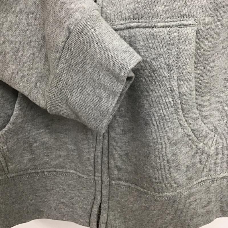 ポロラルフローレン POLO RALPH LAUREN パーカー 長袖 ジップアップパーカー 長袖パーカー カジュアルジャケット 130cm ロゴ、文字 灰 / グレー /  ボーイズ USED 古着 中古 10147371