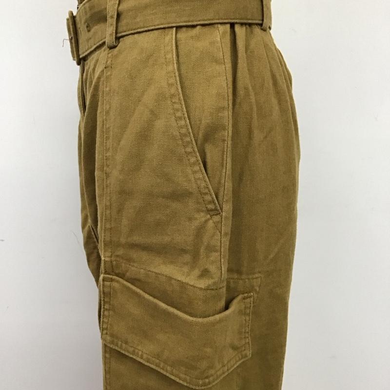 マウジー MOUSSY ボトムス ボトムス 010DSW30-2220 BELTED CARGO PANTS カーゴパンツ 1 無地 ベージュ / ベージュ /  レディース USED 古着 中古 10114470
