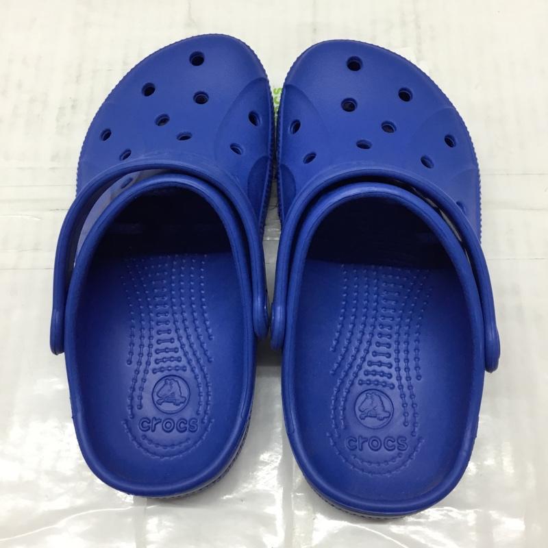 クロックス crocs シューズ シューズ 15908-430 ralen clog K 21cm キッズ サンダル 21.0cm ロゴ、文字 青 / ブルー /  ボーイズ USED 古着 中古 10110667