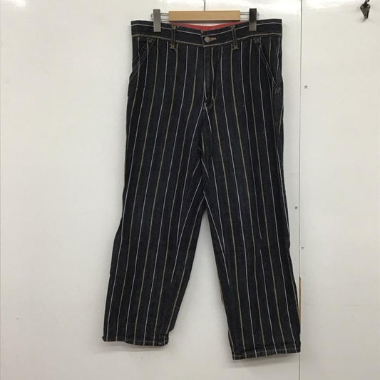 リーバイストラウスアンドコー Levi Strauss & co. パンツ デニム、ジーンズ デニムパンツ ワイドパンツ カジュアルパンツ 32インチ ストライプ マルチカラー / マルチカラー /  メンズ USED 古着 中古 10141925