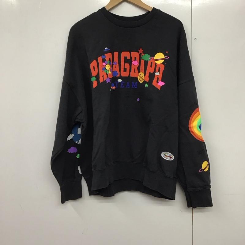 パラグラフ Paragraph トレーナー 長袖 無地 チャコールグレー / チャコールグレー /  メンズ USED 古着 中古 10142152