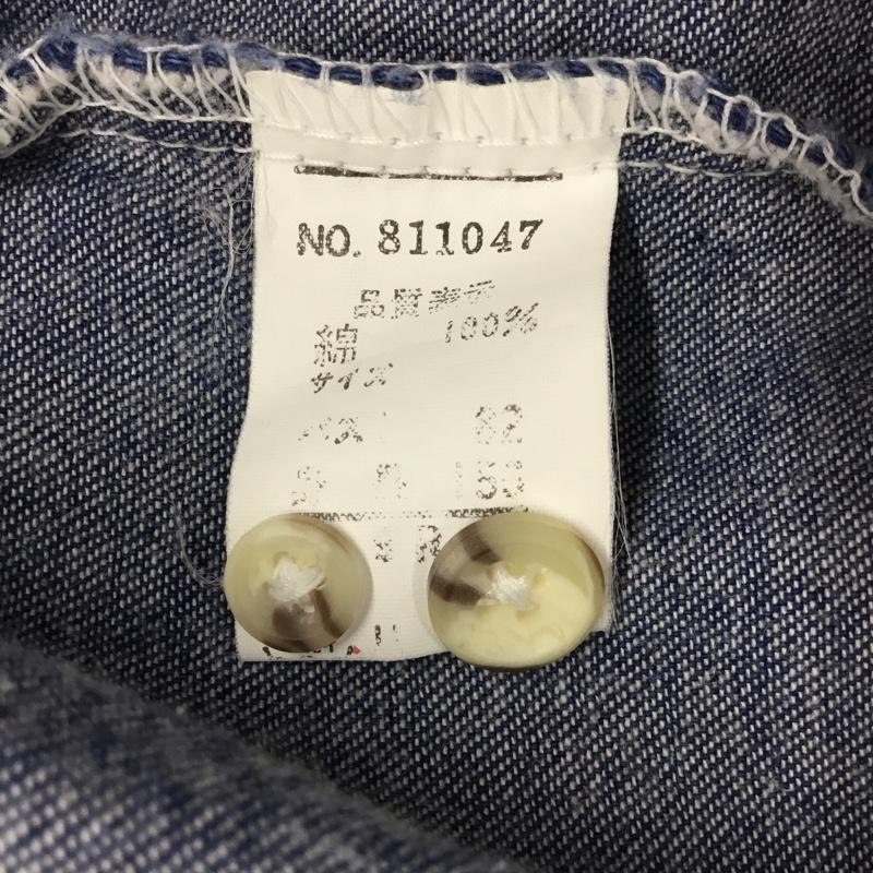 ポロクラブ POLOCLUB シャツ、ブラウス 長袖 長袖シャツ カラーシャツ ポケットシャツ 長袖カットソー デニムシャツ ロゴ、文字 インディゴ / インディゴ /  メンズ USED 古着 中古 10113315