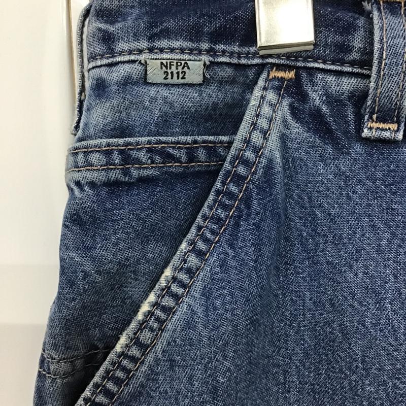 カーハート Carhartt パンツ デニム、ジーンズ デニムパンツ ワイドパンツ カーゴパンツ ワークパンツ 34 無地 インディゴ / インディゴ /  メンズ USED 古着 中古 10105586