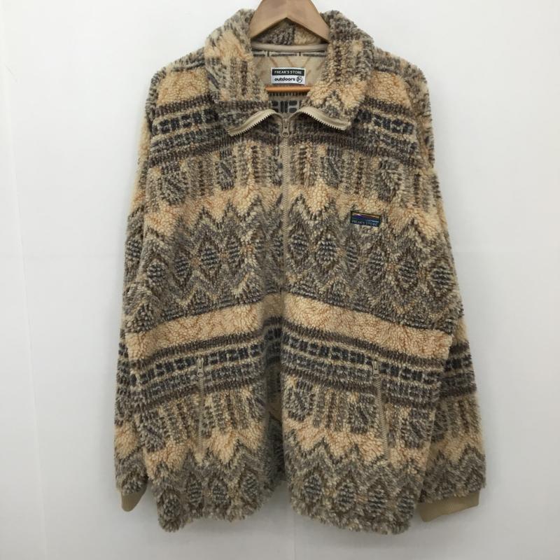 フリークスストア FREAK S STORE ジャケット、上着 ジャケット、ブレザー 1359248900073 FREE ノルディック柄 茶 / ブラウン / X ベージュ / ベージュ / X 灰 / グレー /  メンズ USED 古着 中古 10141603